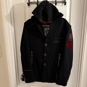Vintage Wool & Cashmere Royal Underground Military Jacket